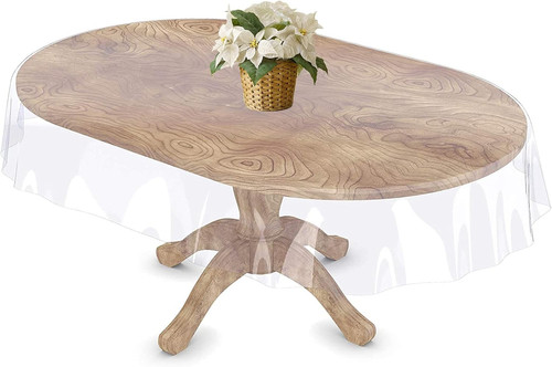Clear table cover protector - table,